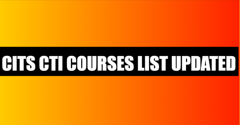 CITS CTI Courses List Updated