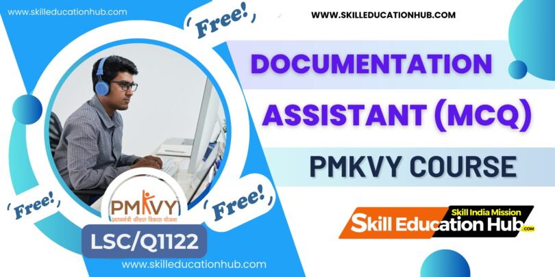 Documentation Assistant Question Paper (Solved) PMKVY