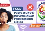 What's Happening About FCSA Posts in JNVs :