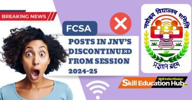 What's Happening About FCSA Posts in JNVs :