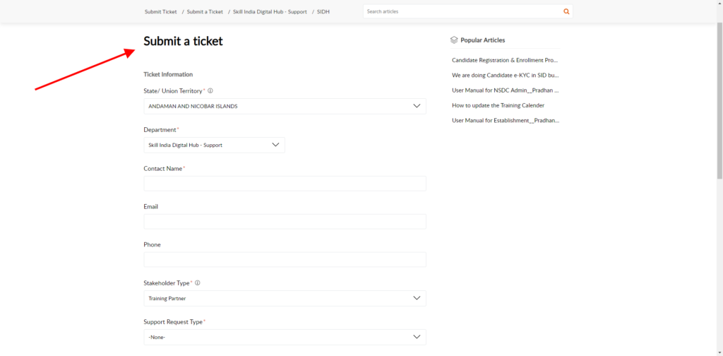 NSDC-TICKET-2-1024x504 How to Raise a Ticket on NSDC Portal