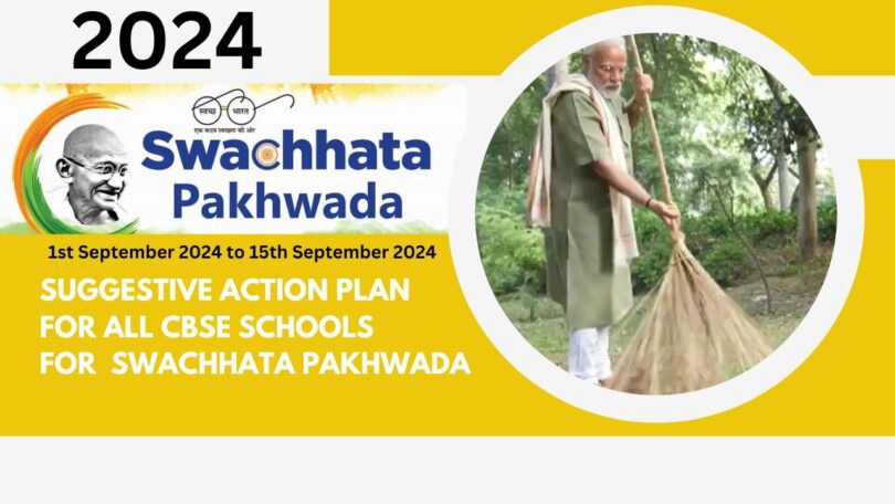 Swachhata Pakhwada 2024 Suggestive Action Plan for CBSE Schools