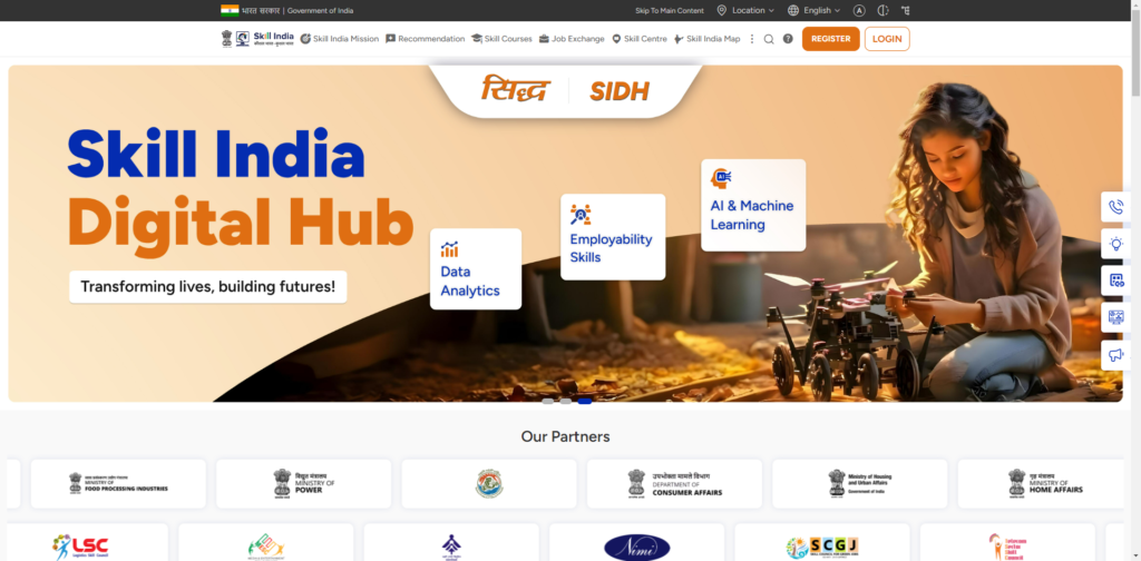 skill-india-digital-portal-home-1024x504 Skill India Digital (SID) Portal Login Problem Solved !