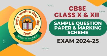 Sample Question Papers for Classes X & XII f