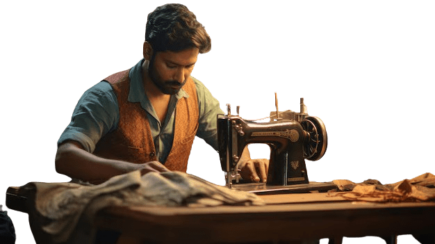 skilled-indian-tailor-is-working-beautiful Self-Employed Tailors Guide for PMKVY Course