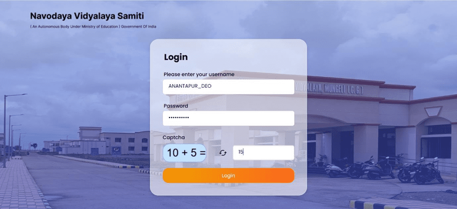 NVS ID Card Portal Guide